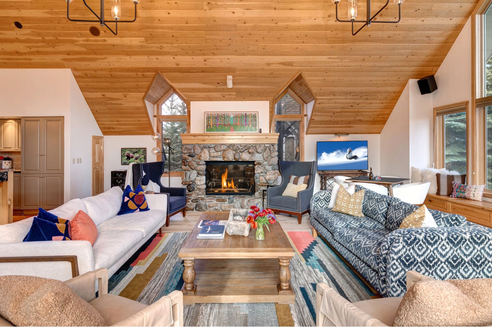 The inside of our house rentals in jackson hole wyoming